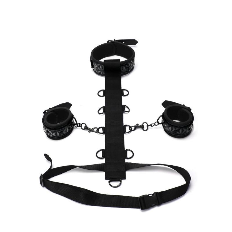 Whip Smart Diamond Body Restraint 3 Pc Set Black image 1