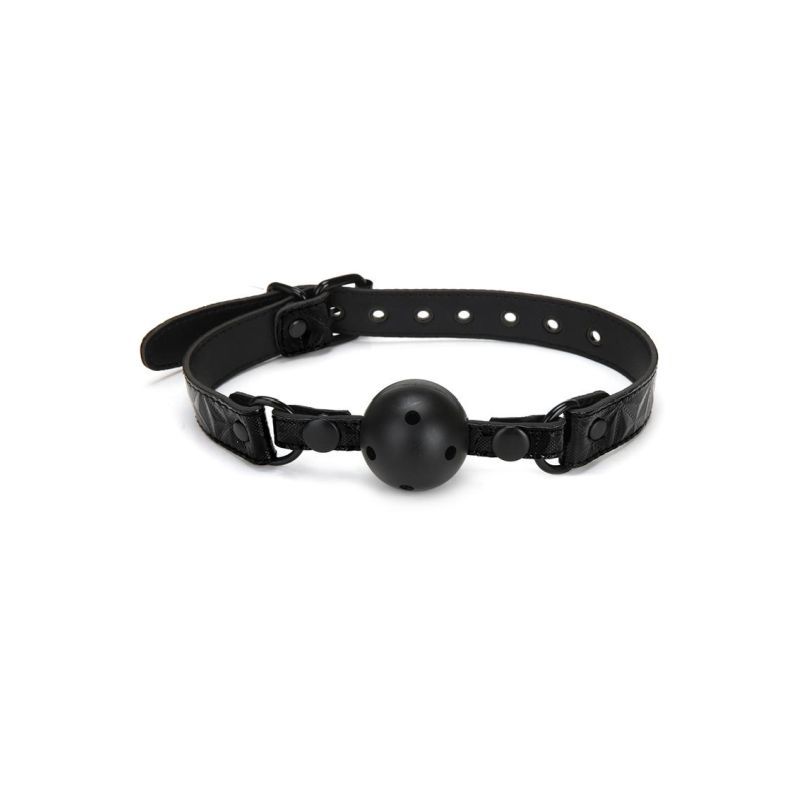 Whip Smart Diamond Deluxe Ball Gag Black image 1