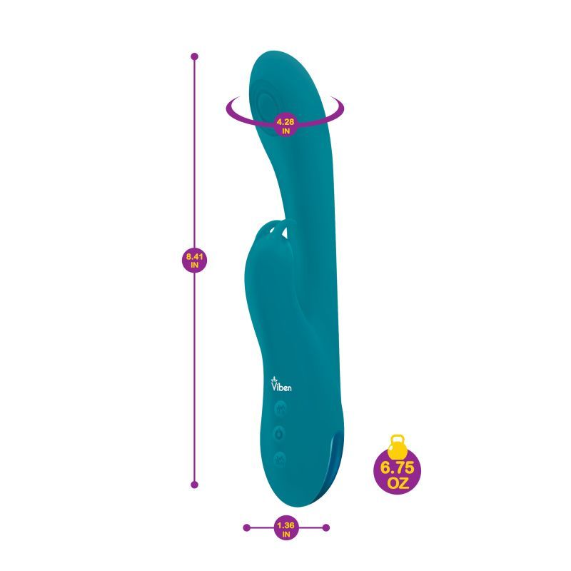 Viben Razzle Rechargeable Thumping Rabbit Ocean image 4