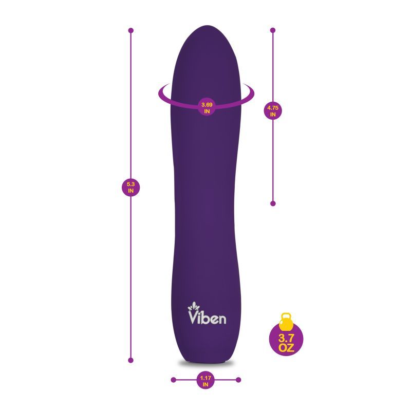 Viben Vivacious Rumble Motor Rechargeable Bullet Violet image 2