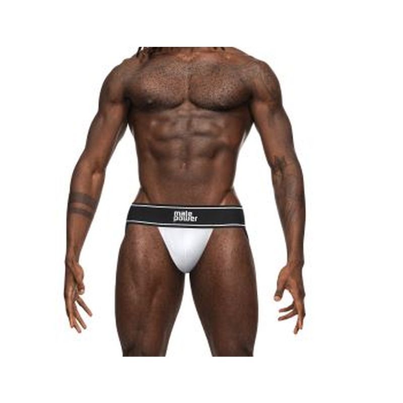 Male Power Modal Rib Jock White image 1