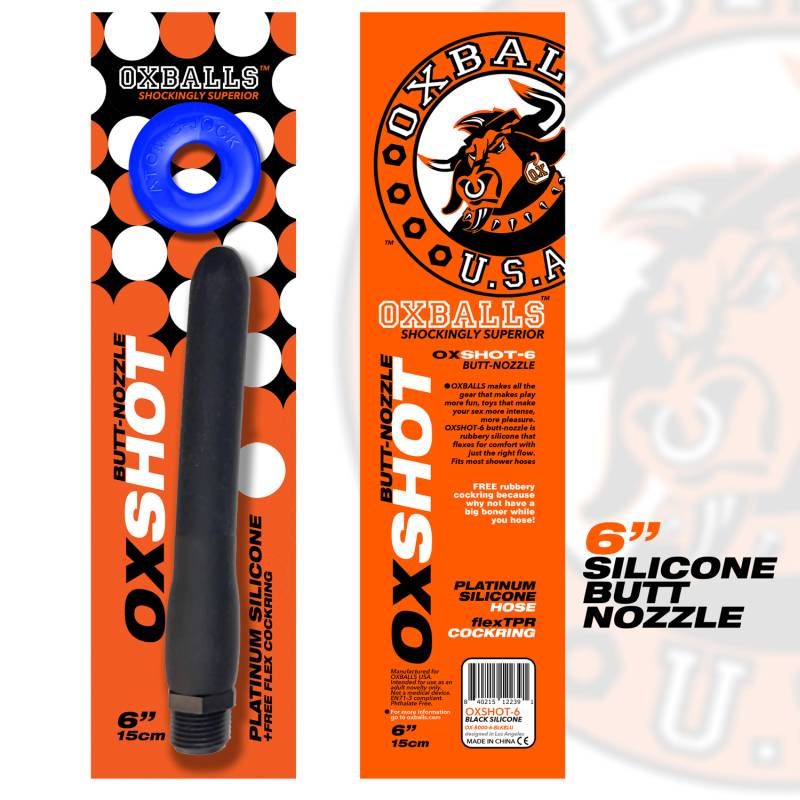 Oxshot Butt Nozzle 6in Shower Hose image 1