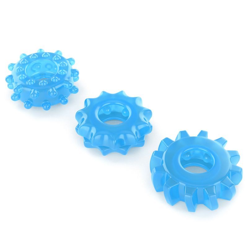 Lumino Play Penis Rings 3 Pc image 1
