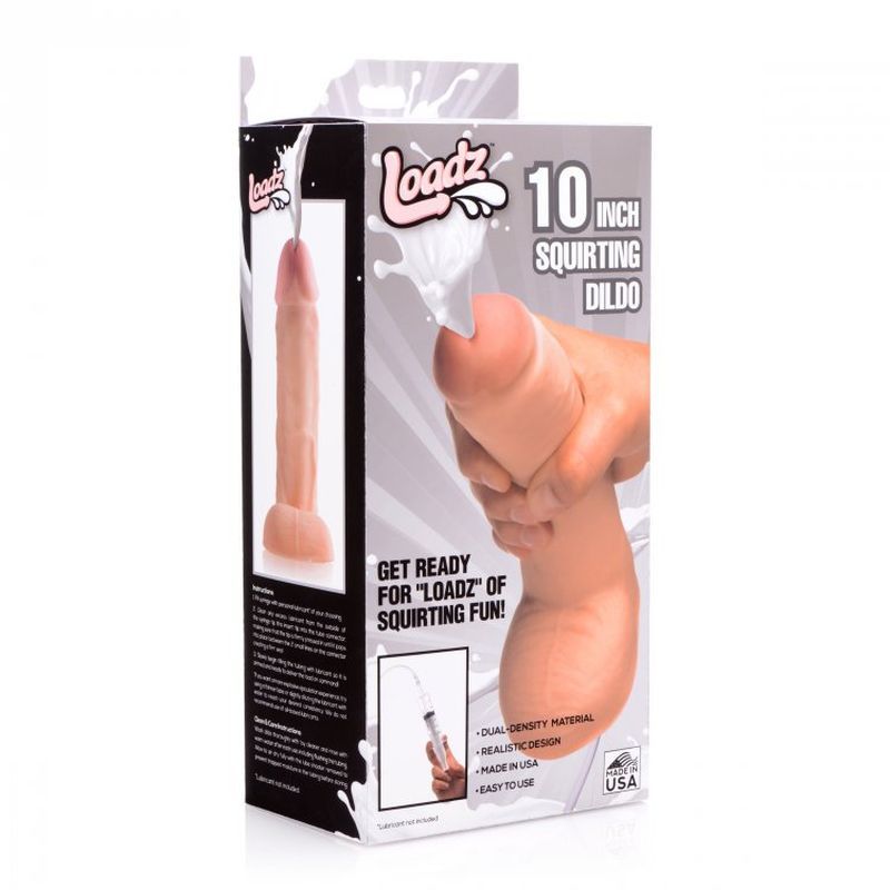 Squirting Dildo 10in with Syringe image 4