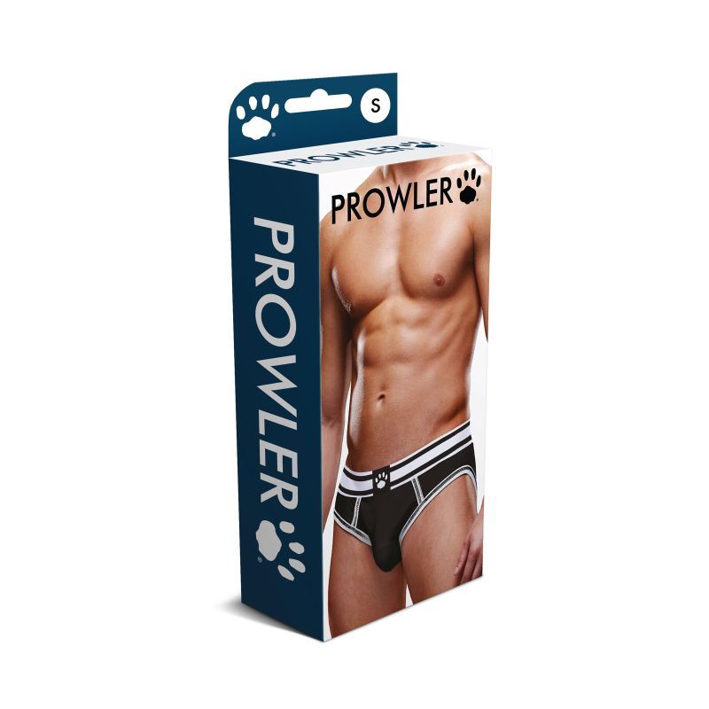 Prowler Open Back Brief White/Black image 3
