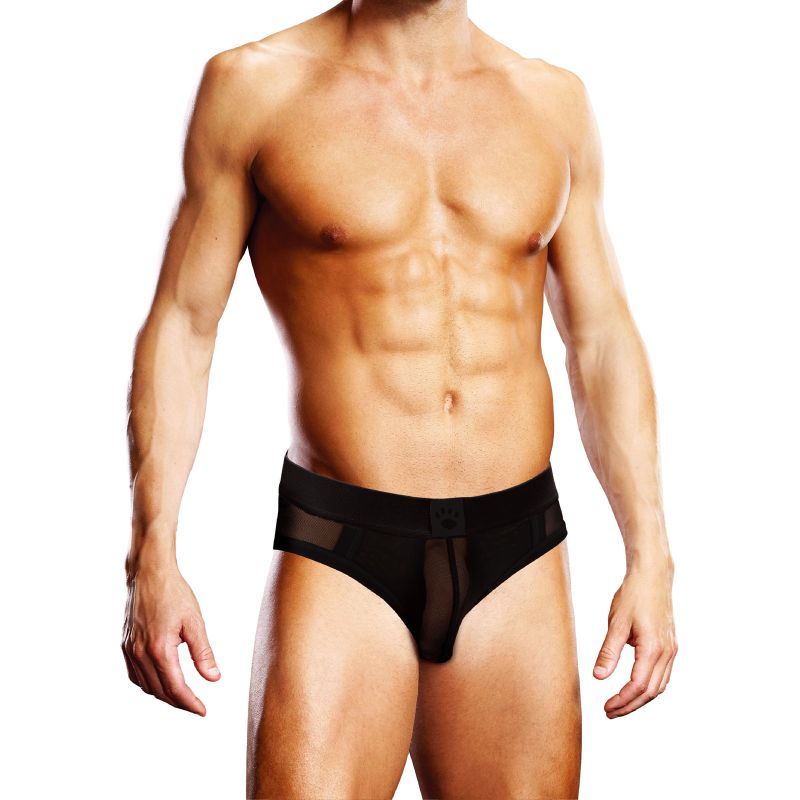 Prowler Mesh Open Back Brief Black image 1
