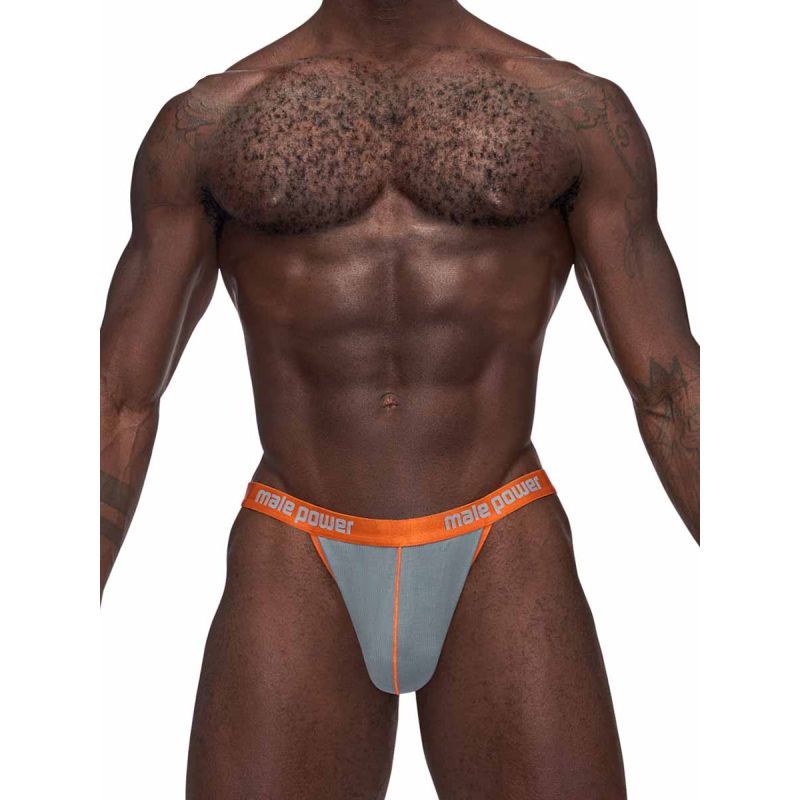 Male Power Casanova Uplift Micro Thong Grey image 1