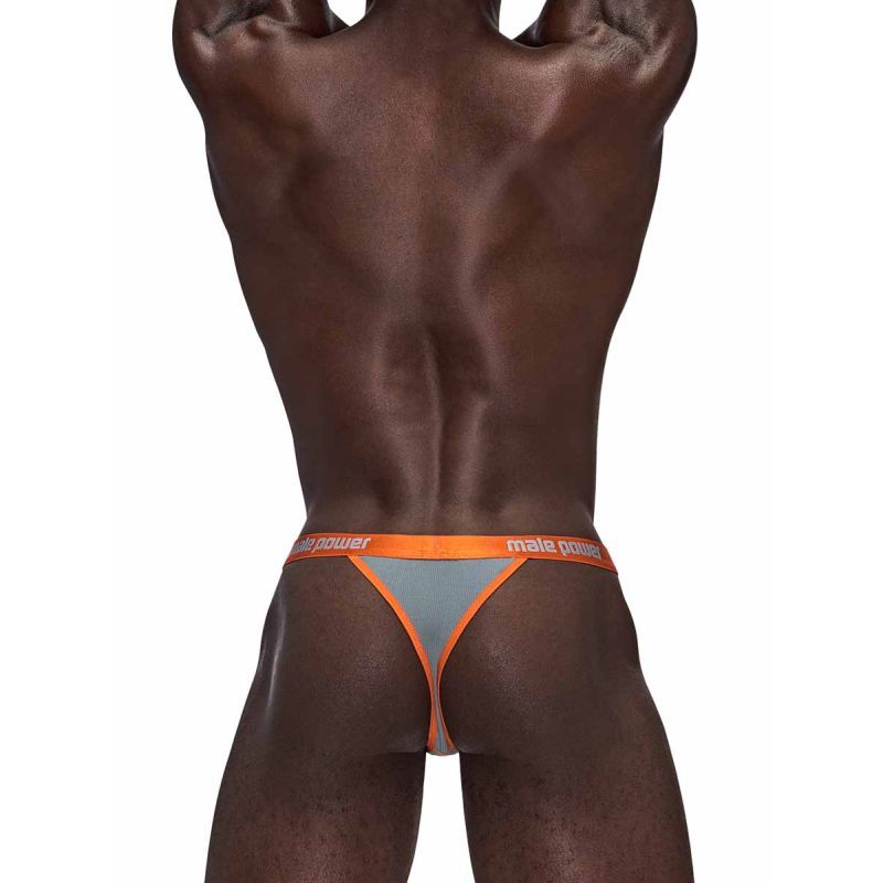 Male Power Casanova Uplift Micro Thong Grey image 3