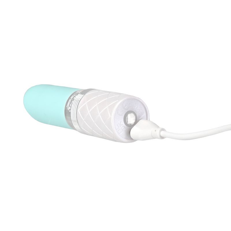 Pillow Talk Lusty Flickering Massager Teal image 3