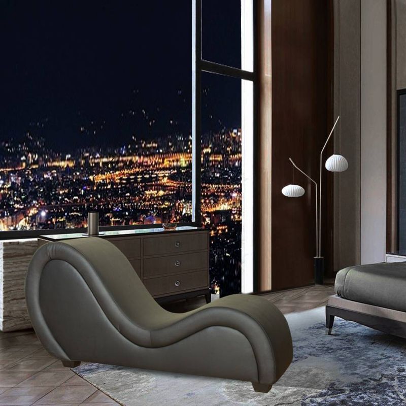 Kama Sutra Mebon Chaise Love Lounge Black image 8