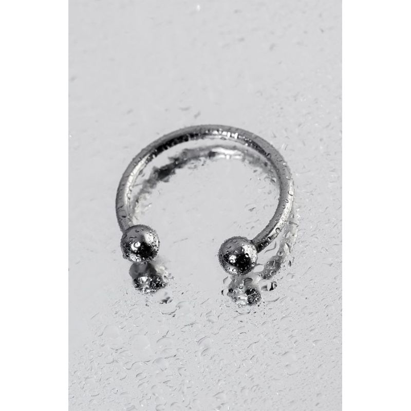 Silver Metal 30mm Penis Erection Ring image 2