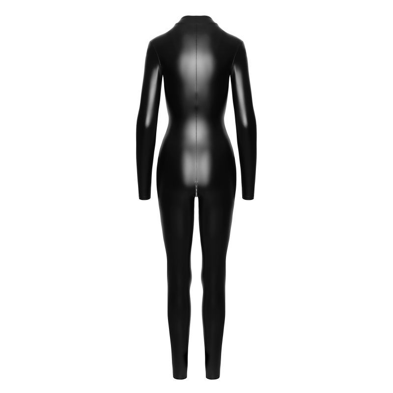 Power Wetlook Catsuit w Front Zipper image 4