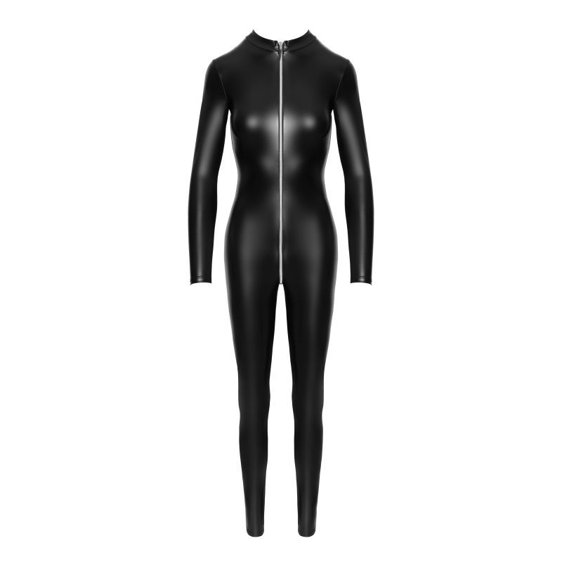 Power Wetlook Catsuit w Front Zipper image 5
