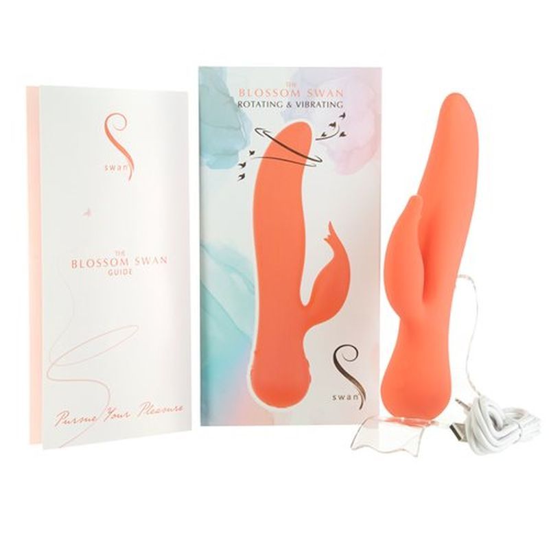 Blossom Swan Rabbit Vibrator image 4