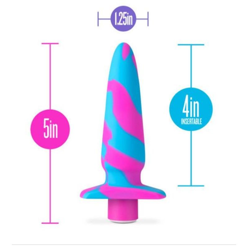 Avant Vibrotize Silicone Mini Anal Vibe Fuchsia image 2