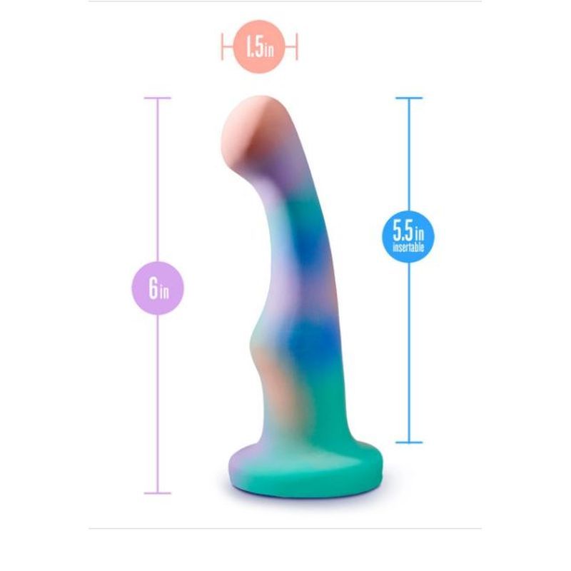 Avant Opal Dreams Aqua Silicone Dildo image 3