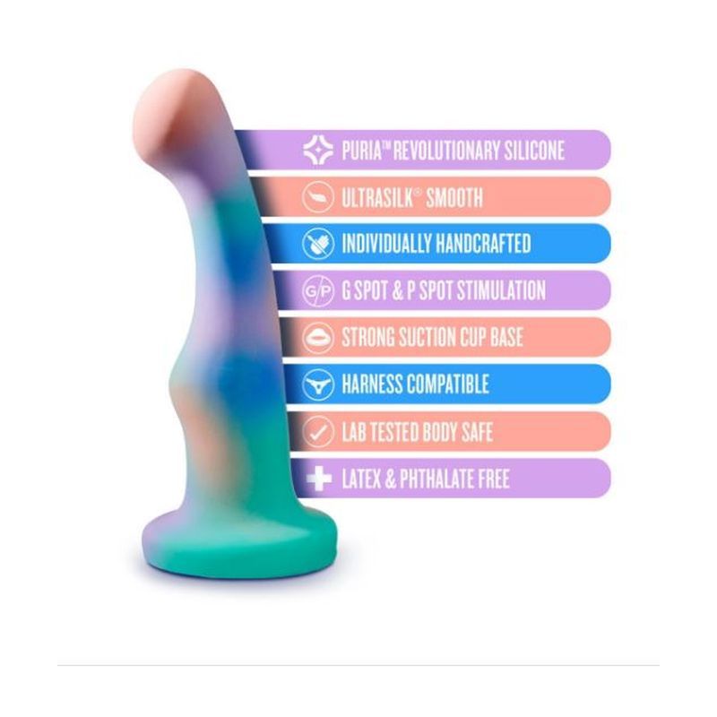 Avant Opal Dreams Aqua Silicone Dildo image 4