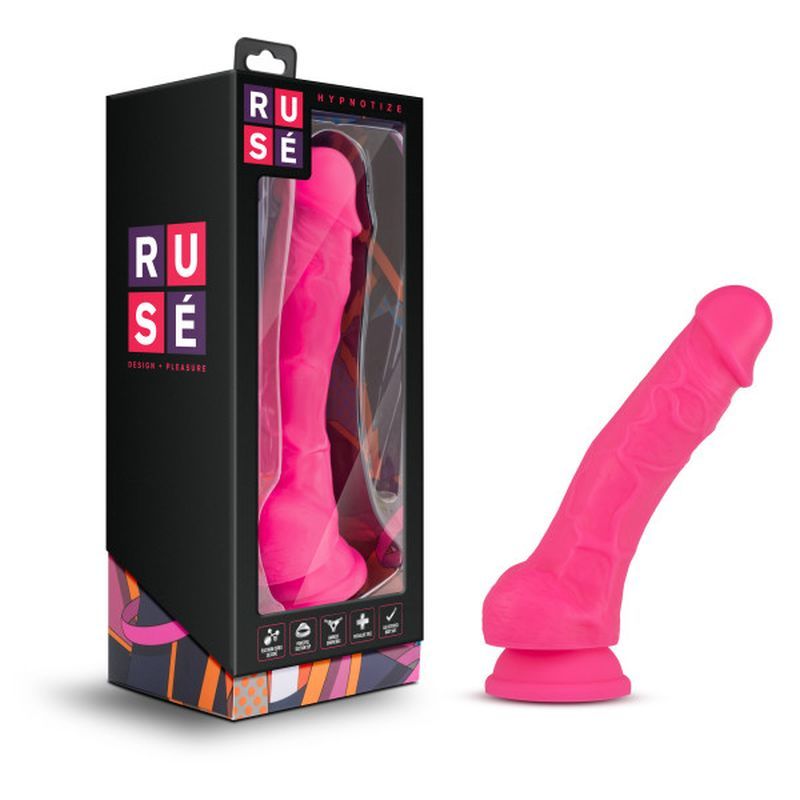 Ruse Hypnotize Hot Pink Dildo image 1