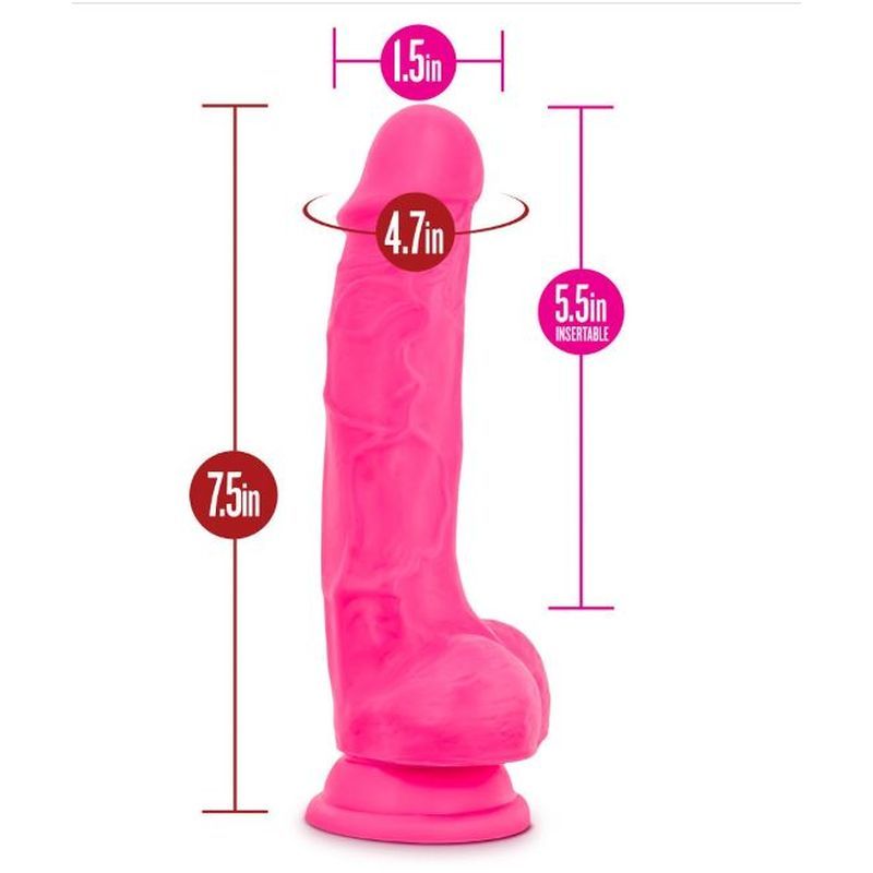 Ruse Hypnotize Hot Pink Dildo image 5