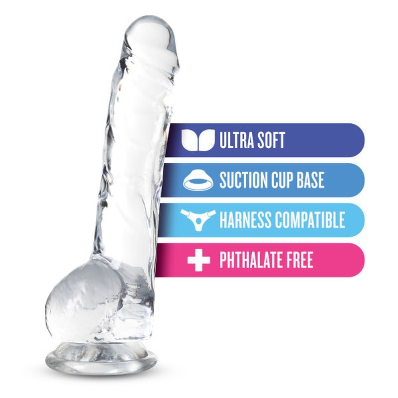 Naturally Yours 8" Crystaline Dildo Diamond image 5