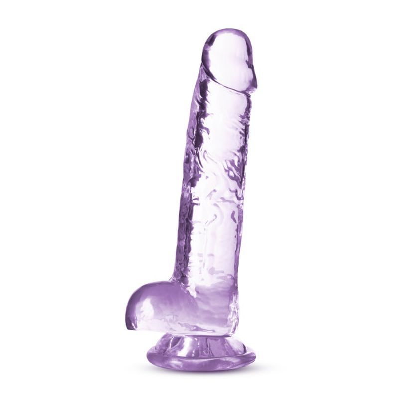 Naturally Yours 7" Crystaline Dildo Amethyst image 2