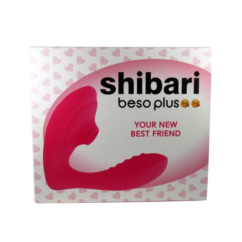 Shibari Beso Plus G-Spot and Clitoral Vibrator Pink image 2
