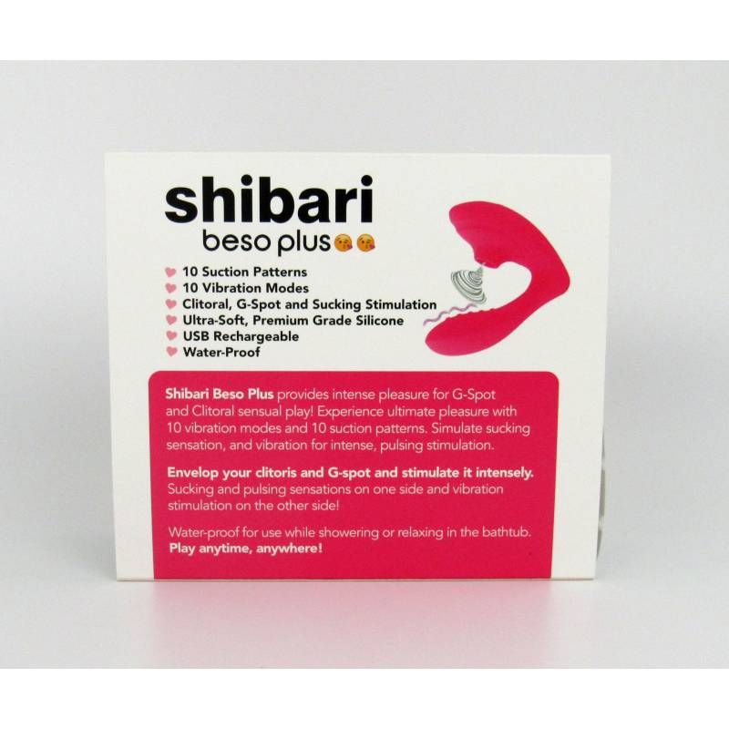 Shibari Beso Plus G-Spot and Clitoral Vibrator Pink image 4