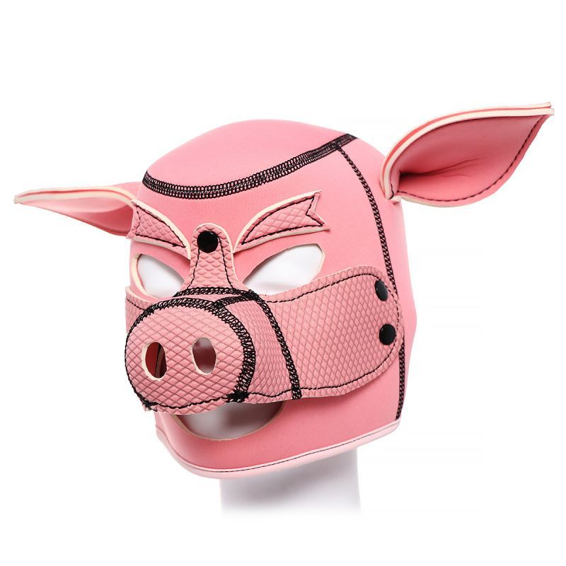 Neoprene Pig Mask Pink image 1