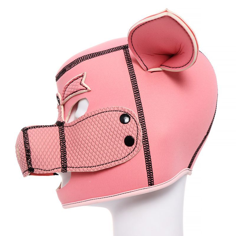 Neoprene Pig Mask Pink image 3