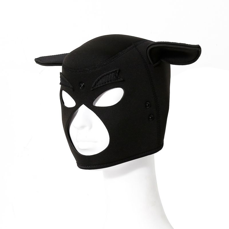 Neoprene Pig Mask Black image 5