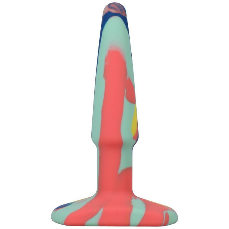 Groovy Silicone Anal Plug 4in Sunrise image 1
