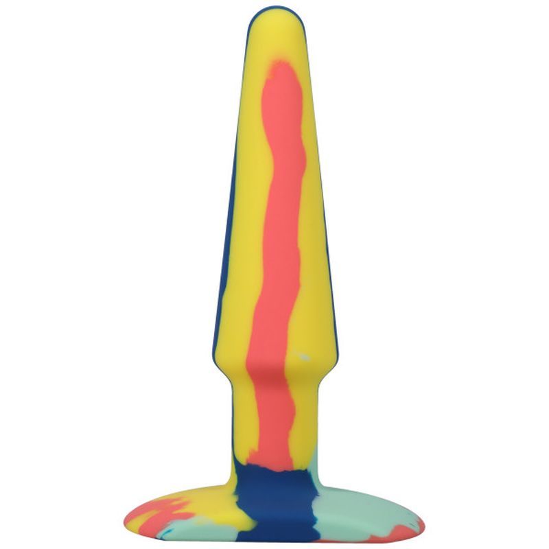 Groovy Silicone Anal Plug 5in Sunrise image 1