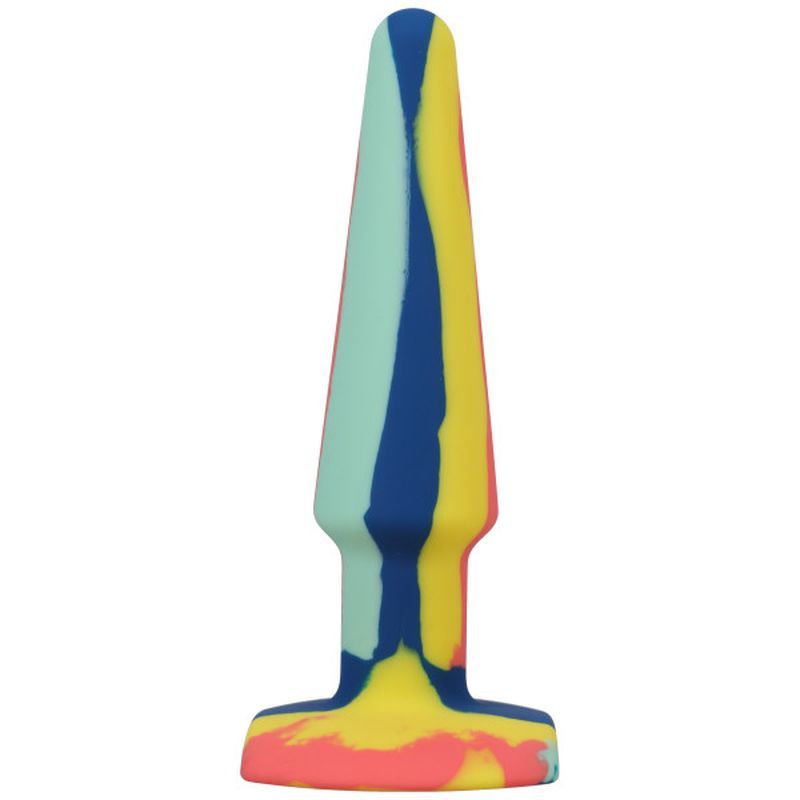 Groovy Silicone Anal Plug 5in Sunrise image 3