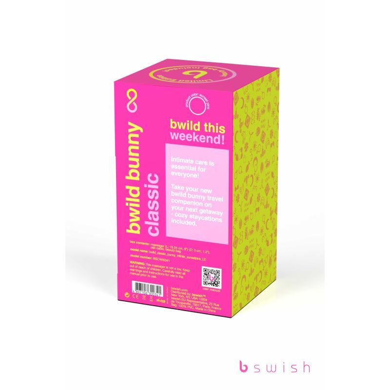Bwild Bunny Classic Infinite Limited Edition Sunset Pink image 5