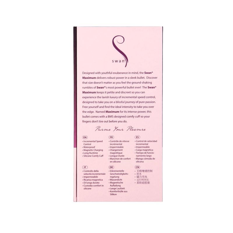 Maximum Comfy Cuff Rechargeable Bullet Pink image 6