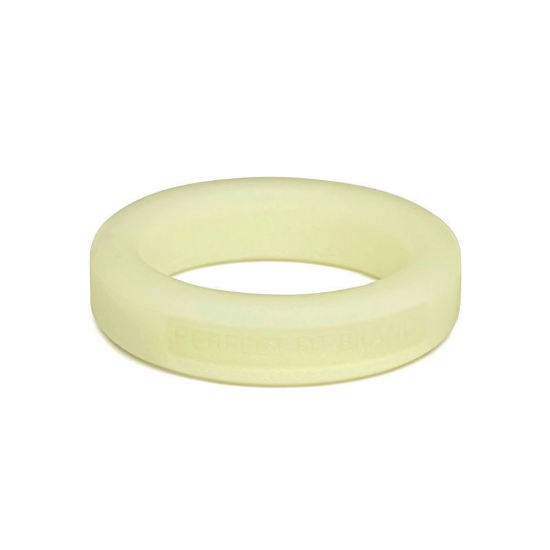 Classic Silicone Medium Stretch Penis Ring 36mm Glow In The Dark image 1