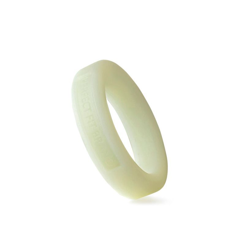 Classic Silicone Medium Stretch Penis Ring 36mm Glow In The Dark image 2