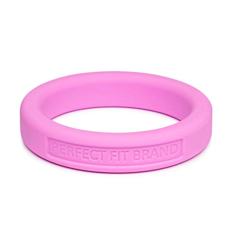 Classic Silicone Medium Stretch Penis Ring 44mm Pink image 1