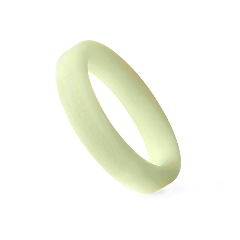 Classic Silicone Medium Stretch Penis Ring 44mm Glow In The Dark image 2