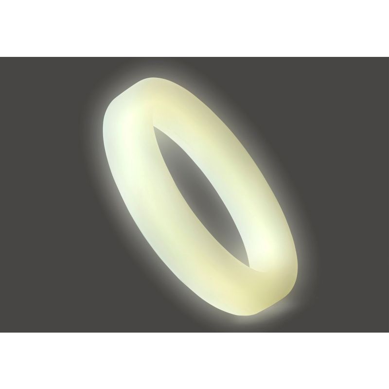 Classic Silicone Medium Stretch Penis Ring 44mm Glow In The Dark image 3