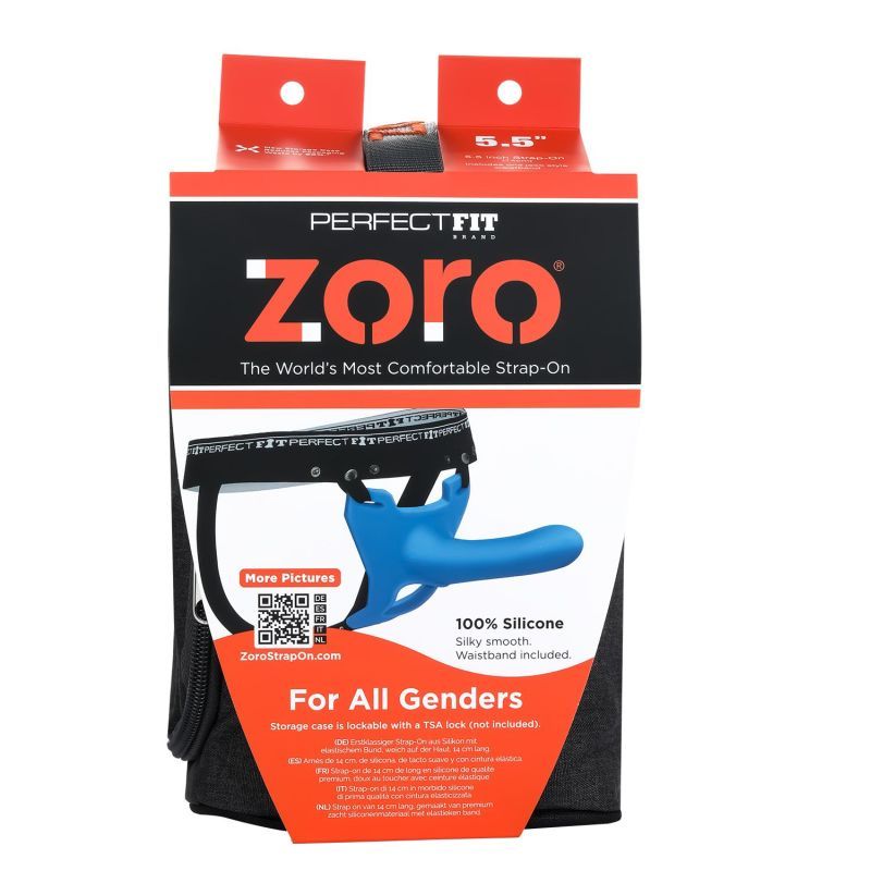 Zoro Strap-On 5.5in Blue image 2