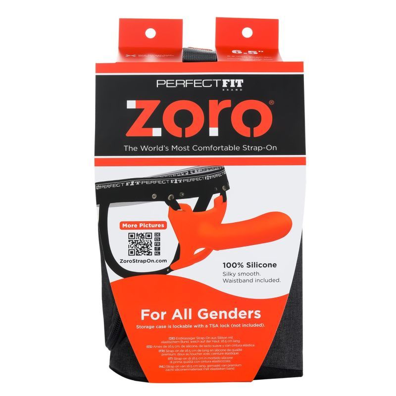 Zoro Strap-On 6.5in Orange image 2