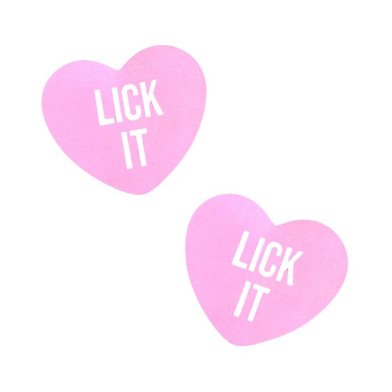 Lick It Love Heart Pasties image 1