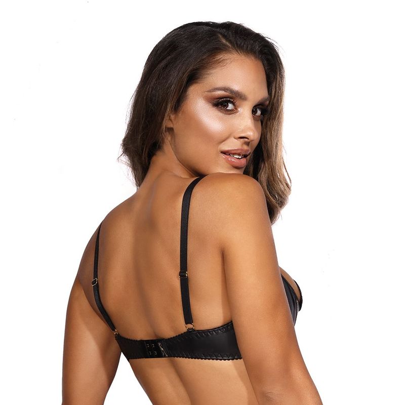 Floral Lace Thong Black image 28