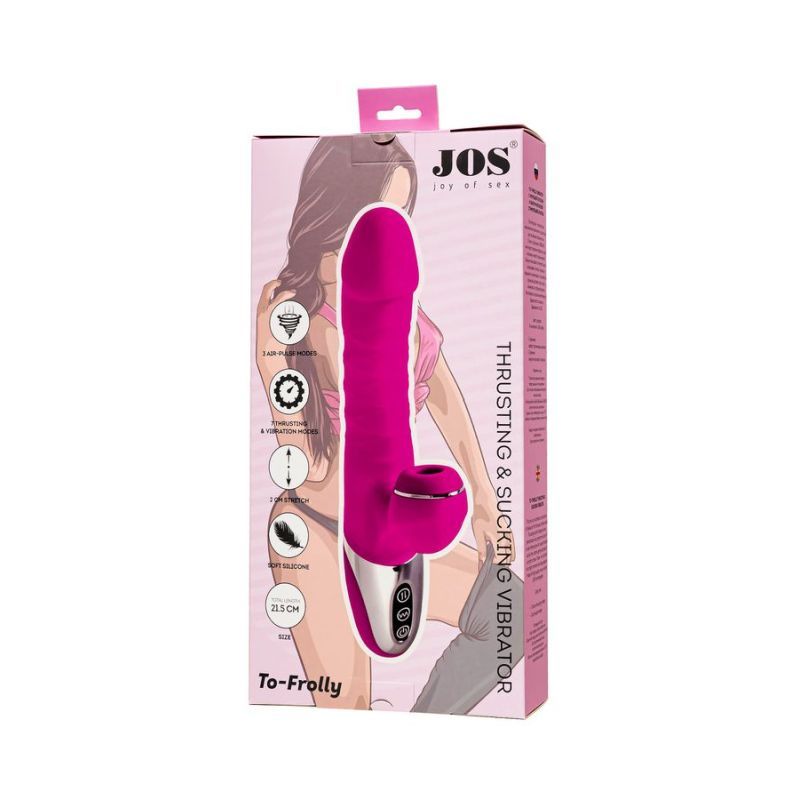 JOS To-Frolly Thrusting and Sucking Vibrator image 2