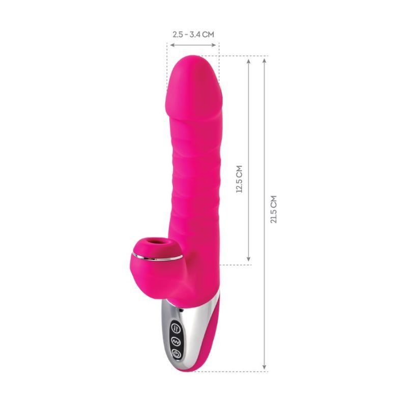 JOS To-Frolly Thrusting and Sucking Vibrator image 4