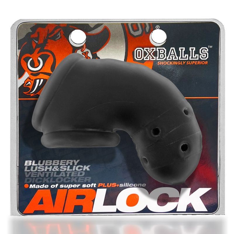 Airlock Air-Lite Vented Chastity Black Ice image 4