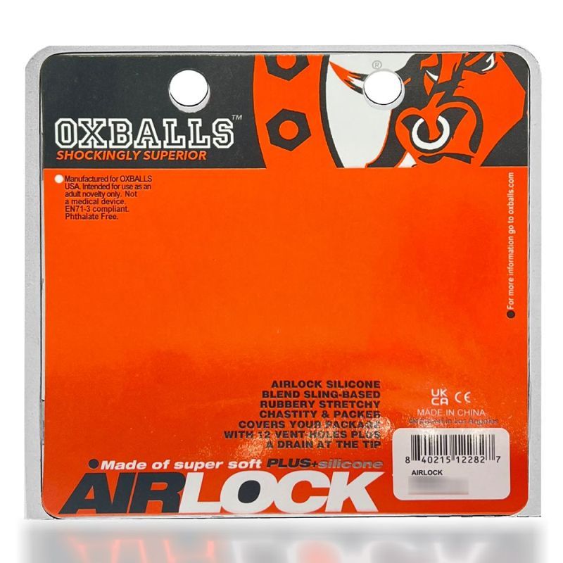Airlock Air-Lite Vented Chastity Clear Ice image 1