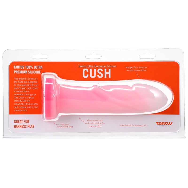 Cush Dual Density Dildo Rose Quartz image 5