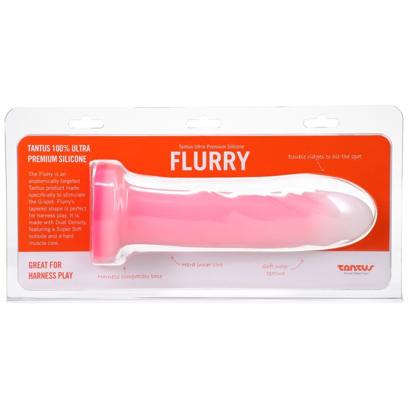 Flurry Dual Density Dildo Rose Quartz image 5